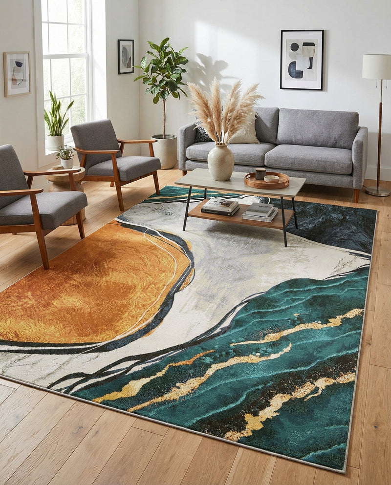 Urban Terrace Collection Area Rug -  Pavilion Rectangle Multi  lifestyle 11