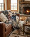 Fleece Haven Collection Area Rug -  Fargo Rectangle Multi  lifestyle 3