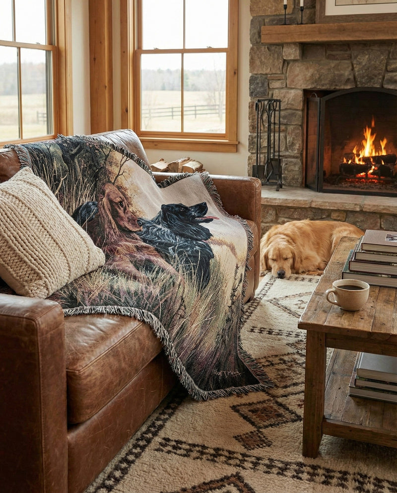 Fleece Haven Collection Area Rug -  Fargo Rectangle Multi  lifestyle 3