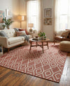 Urban Oasis Rugs Collection Area Rug -  Boulevard (Rust Red) Rectangle Rust Red  lifestyle 20