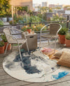 Urban Terrace Collection Area Rug -  Arbor Round Multi  lifestyle 59