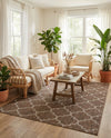 Savannah Pergola Collection Area Rug - Arbor (Brown) Rectangle Brown  lifestyle 6