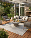Urban Terrace Collection Area Rug -  Chelsea (Gray) Rectangle Gray  lifestyle 14