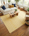 Urban Oasis Rugs Collection Area Rug -  Boulevard (Yellow Ivory) Rectangle Yellow Ivory  lifestyle 10