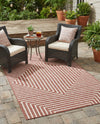 Urban Terrace Collection Area Rug -  Astoria (Rust Red) Rectangle Rust Red  lifestyle 6