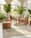 Sanctuary Retreat Collection Area Rug -  Asylum Rectangle White Bone  lifestyle 34