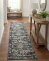 Georgetown Rugs Collection Area Rug - Dupont (Dark Gray) Runner Dark Gray  lifestyle 76