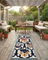 Caribbean Terrace Collection Area Rug -  Dominica Runner Ivory  lifestyle 54