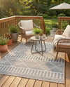 Savannah Pergola Collection Area Rug -  Glade Rectangle Gray  lifestyle 11