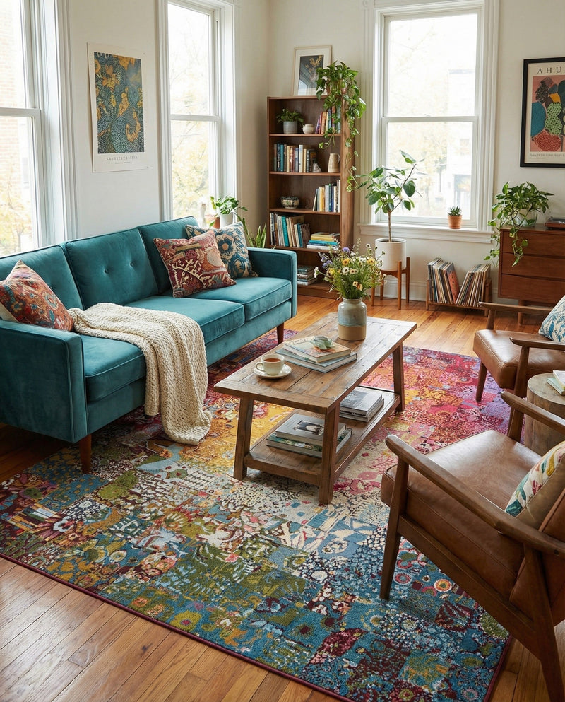 Urban Terrace Collection Area Rug -  Terrace Rectangle Multi  lifestyle 3