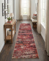 Sahara Essence Collection Area Rug - Oasis (Rust Red) Runner Rust Red  lifestyle 71