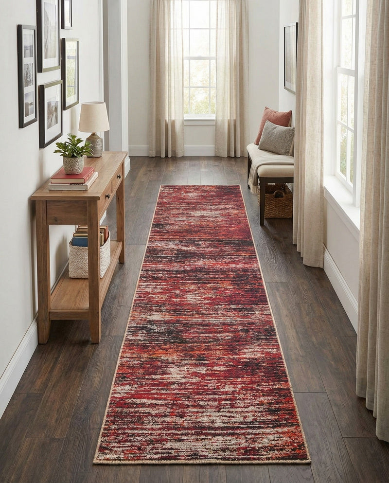 Sahara Essence Collection Area Rug - Oasis (Rust Red) Runner Rust Red  lifestyle 71