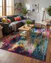 Chromatic Oasis Collection Area Rug -  Oasis Rectangle Multi  lifestyle 28