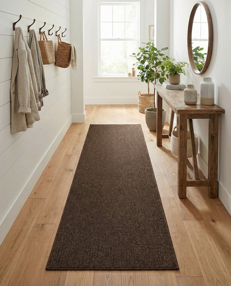 Sahara Sands Collection Area Rug -  Rosetta Runner Brown  lifestyle 61