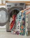 Colorburst Oasis Collection Area Rug -  Lagoon Rectangle Multi  lifestyle 22
