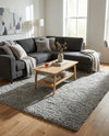 Eternal Plush Oasis Collection Area Rug -  Tranquility (Ash) Rectangle Ash  lifestyle 7