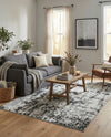 Cathedral Elegance Collection Area Rug -  Basilica Rectangle Black  lifestyle 61