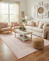 Tribal Terrace Treasures Collection Area Rug -  Incan Isle (Pink) Rectangle Pink  lifestyle 28