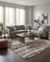 Santa Fe Trails Collection Area Rug -  Chaparral Rectangle Gray  lifestyle 12