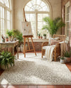 Savannah Sojourn Collection Area Rug - Serengeti Rectangle Ivory  lifestyle 12