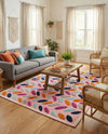 Bahama Breeze Outdoor Collection Area Rug - Nassau Rectangle Pink  lifestyle 15