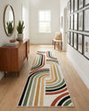 Urban Terrace Collection Area Rug -  Piazza Runner Multi  lifestyle 38