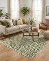Urban Oasis Rugs Collection Area Rug -  Rooftop (Green) Rectangle Green  lifestyle 16