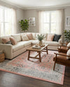 Adriana Terrace Collection Area Rug - Capri (Rose) Rectangle Rose  lifestyle 5