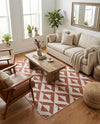 Urban Oasis Rugs Collection Area Rug -  Highrise (Rust Red) Rectangle Rust Red  lifestyle 23