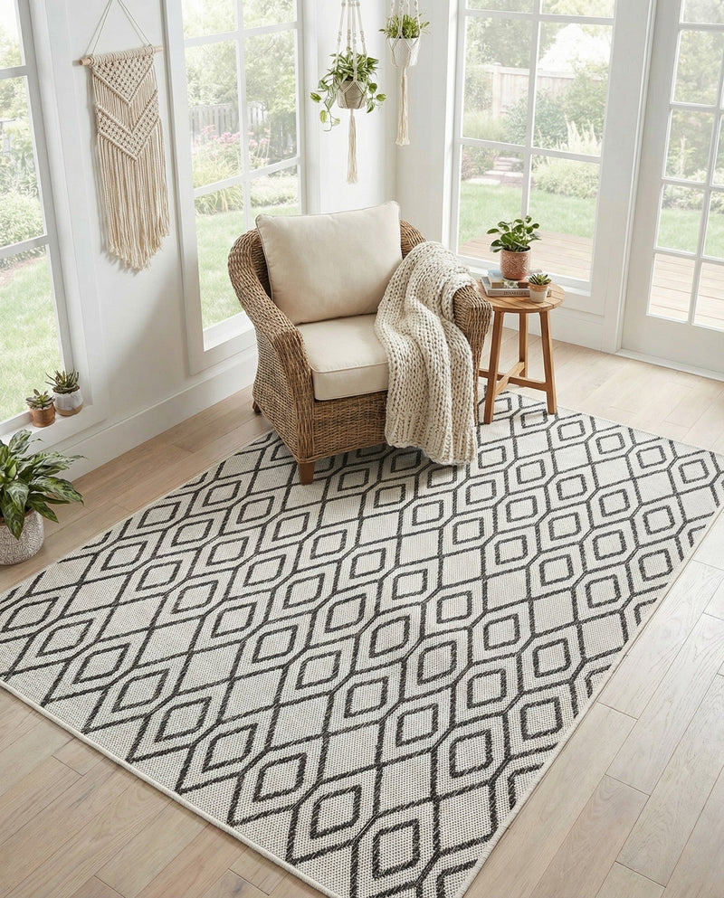 Urban Oasis Rugs Collection Area Rug -  Boulevard (Ivory) Rectangle Ivory  lifestyle 12