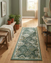 Brighton Terrace Collection Area Rug -  Rottingdean (Green) Runner Green  lifestyle 67