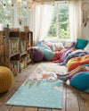 Wonder Tykes Collection Area Rug -  Carnival Runner Multi  lifestyle 34