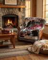 Fleece Haven Collection Area Rug -  Juneau Rectangle Multi  lifestyle 3