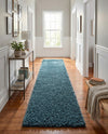 Alpine Plush Collection Area Rug -  Cortina (Marine Blue) Runner Marine Blue  lifestyle 24