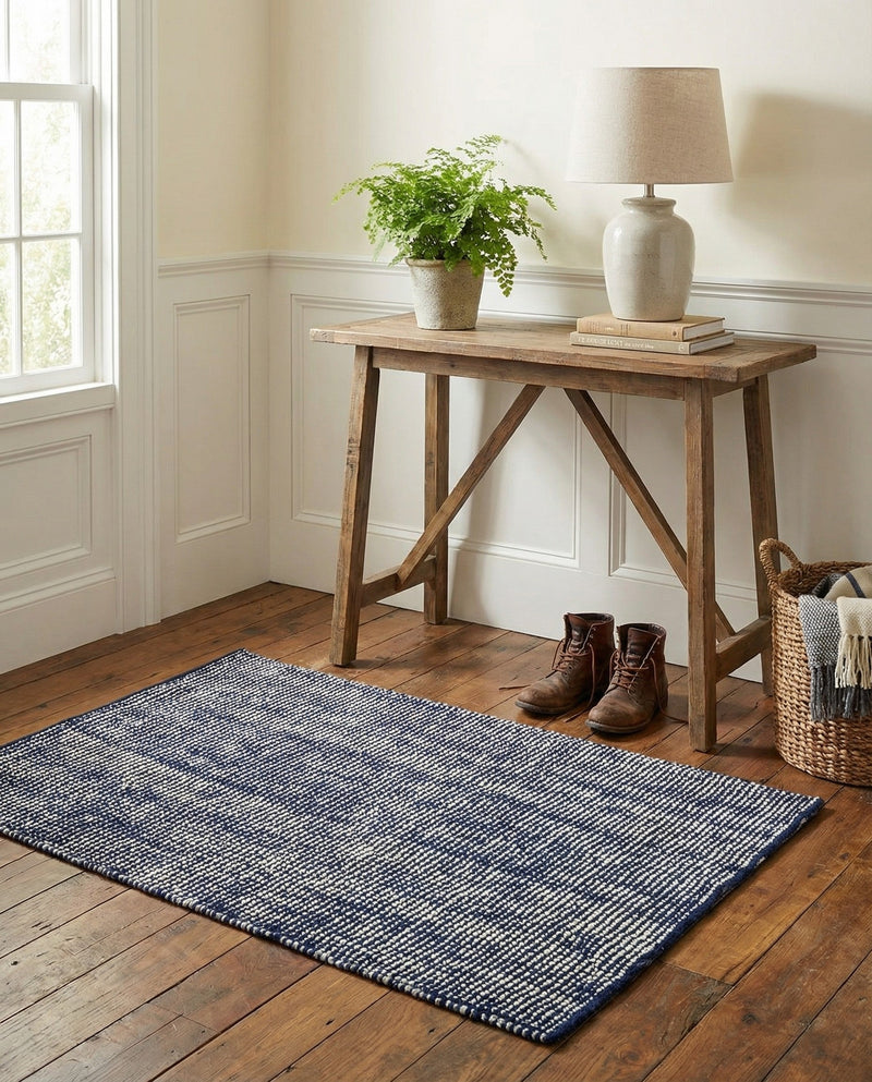 Berkshire Estate Collection Area Rug - Windsor (Blueberry) Rectangle Blueberry  lifestyle 5