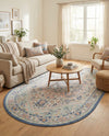 Savannah Series Collection Area Rug - Charleston (Multi) Oval Multi  lifestyle 36