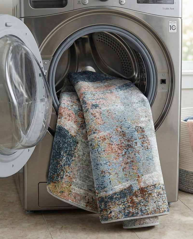 Aegean Elegance Washables Collection Area Rug -  Hydra Round Multi  lifestyle 64