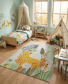 Wonder Tykes Collection Area Rug -  Puzzled Rectangle Gray  lifestyle 10