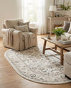 Adriana Terrace Collection Area Rug -  Positano (Ivory) Oval Ivory  lifestyle 17