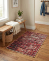 Sahara Essence Collection Area Rug - Oasis (Rust Red) Rectangle Rust Red  lifestyle 3
