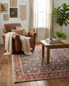 Bazaar Chic Collection Area Rug -  Tangier Rectangle Navy Blue  lifestyle 7