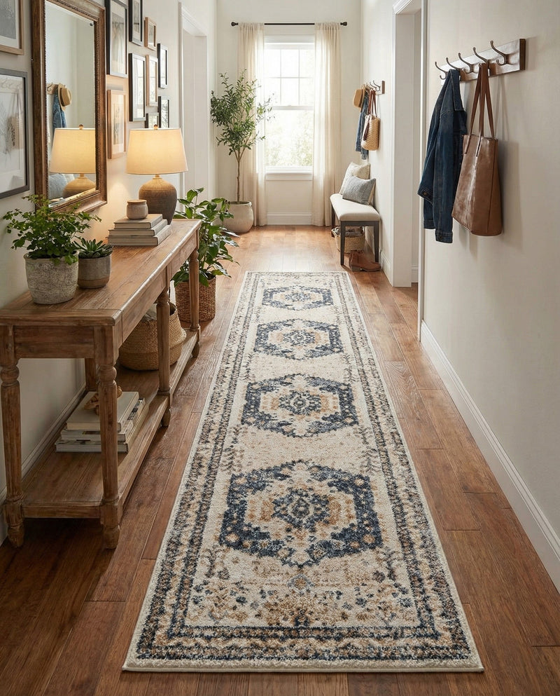 Cambridge Classics Collection Area Rug -  Pembroke (Cream) Runner Cream  lifestyle 40