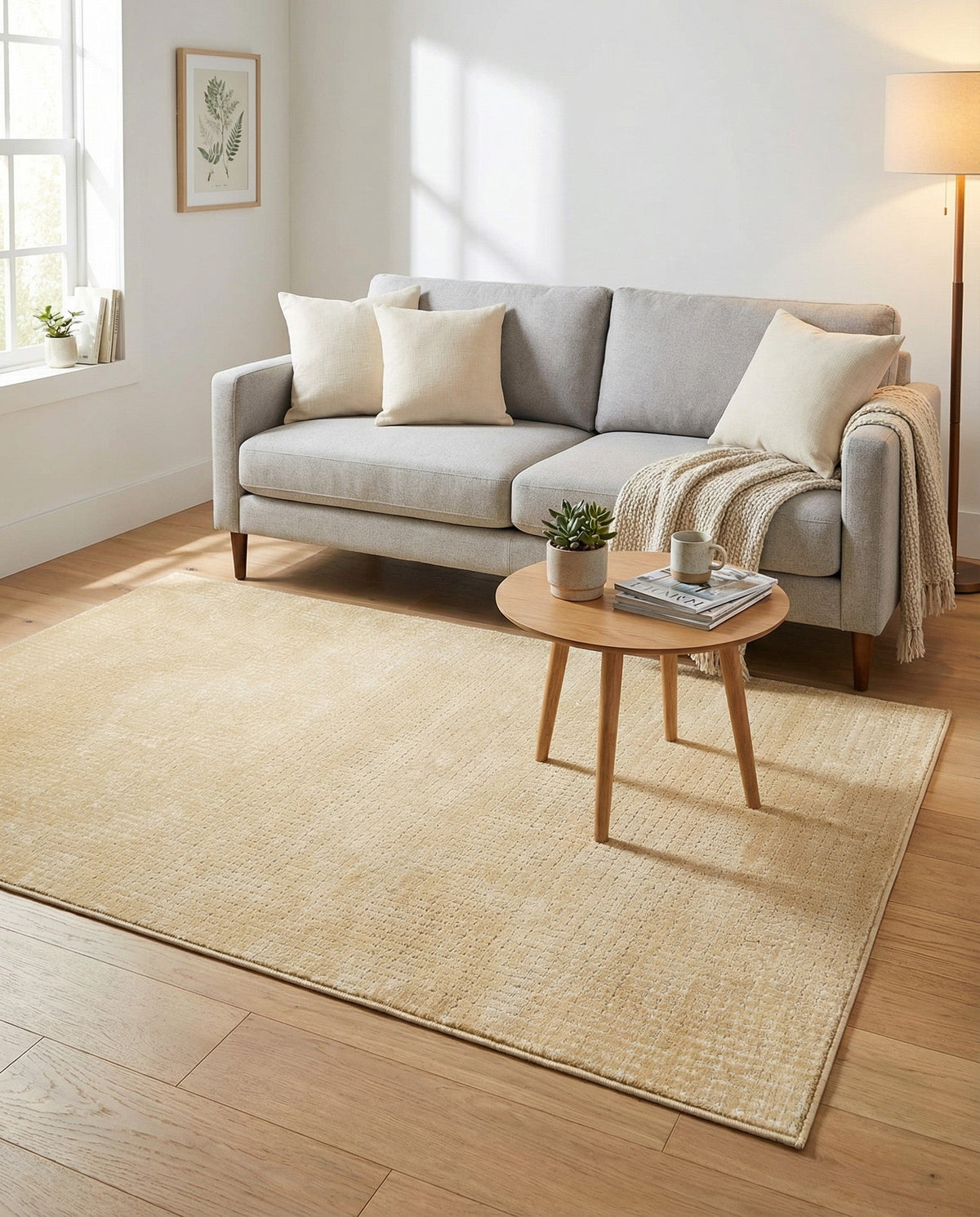 Aravalli Collection Area Rug -  Jaisalmer Rectangle Beige and Cream  lifestyle 47