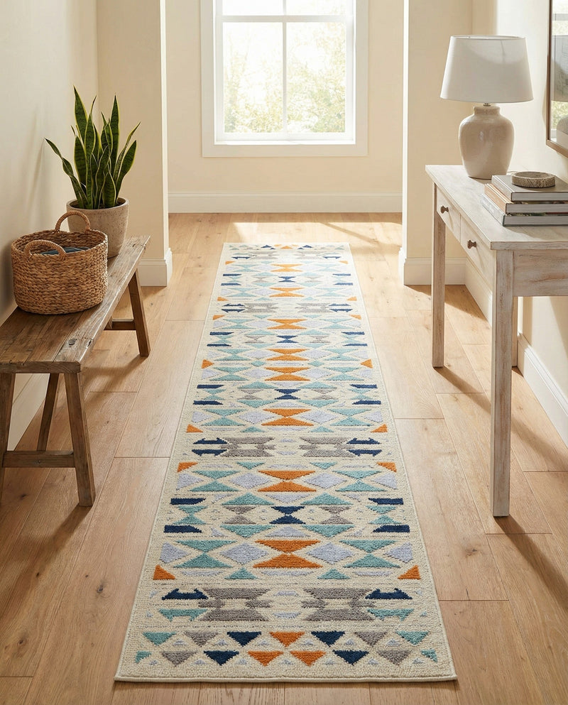 Bahama Breeze Outdoor Collection Area Rug -  Andros Runner Gray  lifestyle 61