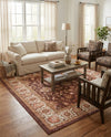 Casablanca Tapestry Collection Area Rug -  Marrakech (Coffee Brown) Square Coffee Brown  lifestyle 39