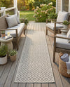 Urban Oasis Rugs Collection Area Rug -  Rooftop (Light Gray) Runner Light Gray  lifestyle 47