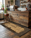 Bistro Lounge Collection Area Rug -  Affogato Runner Beige  lifestyle 66