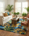 Seaside Blooms Collection Area Rug -  Grove Rectangle Multi  lifestyle 41