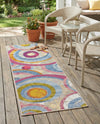 Urban Terrace Collection Area Rug -  Plaza Runner Multi  lifestyle 46