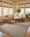 Seaside Stripes Collection Area Rug -  Boardwalk (Natural) Rectangle Natural  lifestyle 13